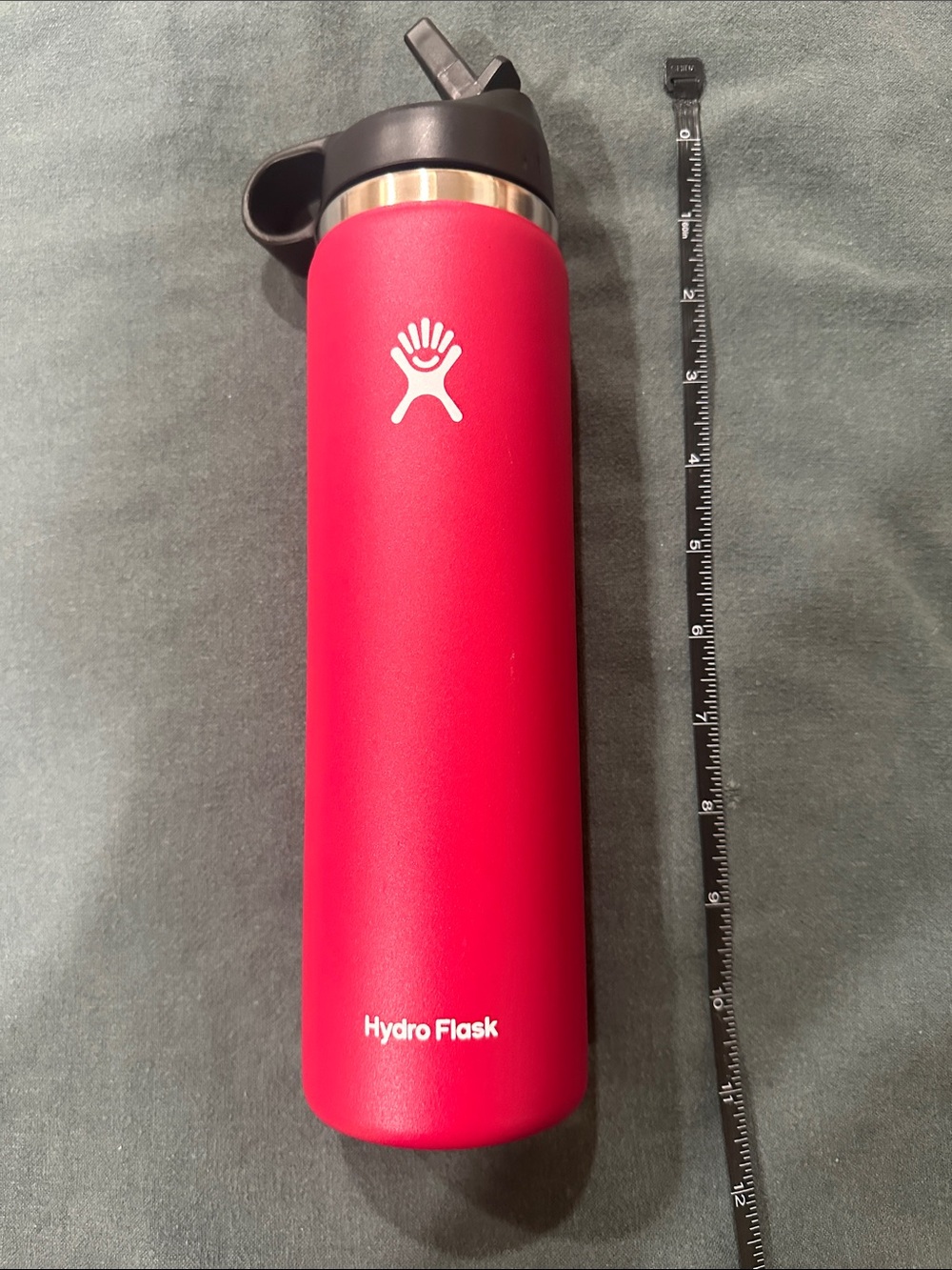 HydroFlask
HydroFlask 24 oz with wide straw lid